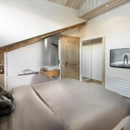 Duplex 4 Ch Luxe 1850 Centre & Pistes, Wifi, Apple Tv, Casiers A Skis - Fr-1-631-179 * Courchevel